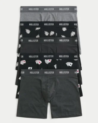 Conjunto de 5 boxers compridos