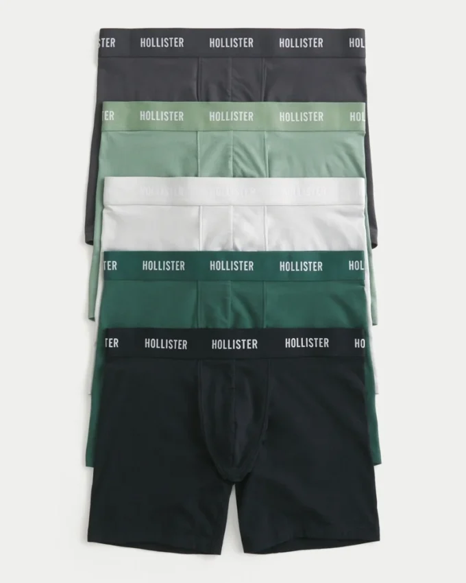 Conjunto de 5 boxers compridos