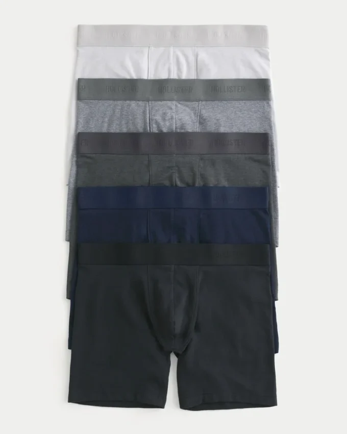 Conjunto de 5 boxers compridos