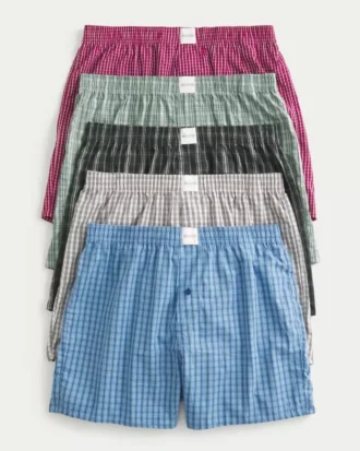Conjunto de 5 boxers de algodão