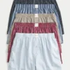 Conjunto de 5 boxers de algodão