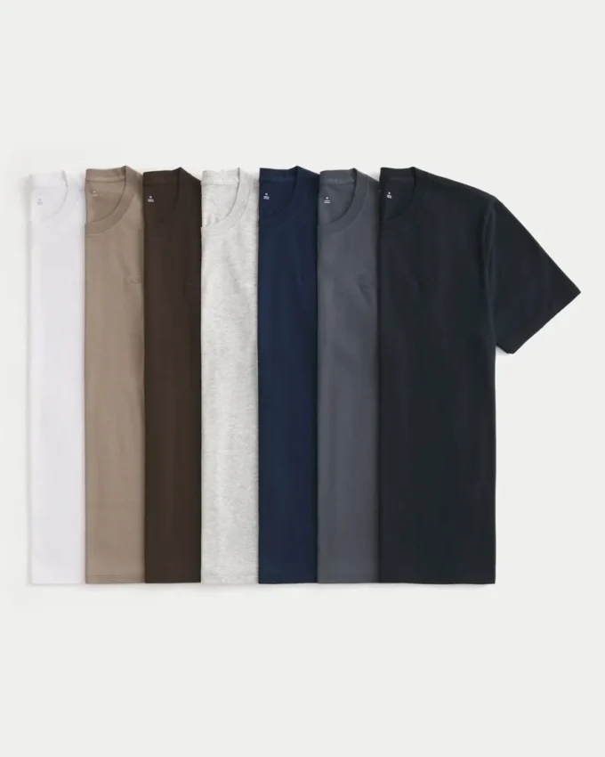 Conjunto de 7 camisetas Icon Crew