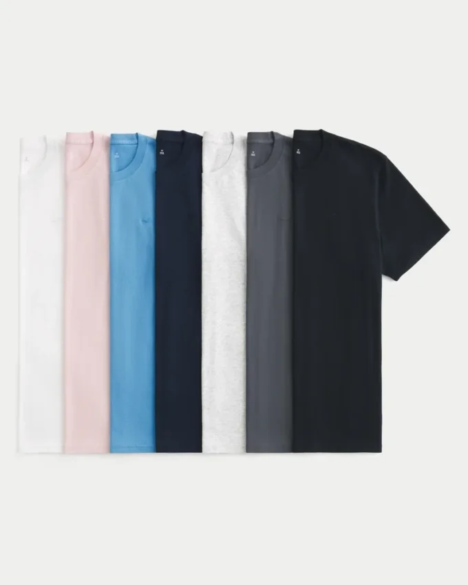Conjunto de 7 camisetas Icon Crew