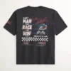 Conjunto de camiseta com estampa Dale Earnhardt NASCAR e calças de pijama de flanela