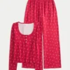 Conjunto de camisola Henley e calças largas Always Cozy
