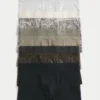 Cueca boxer clássica comprida, 5 unidades