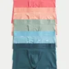Cueca boxer clássica comprida, 5 unidades
