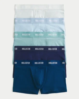 Cueca boxer clássica comprida, 5 unidades