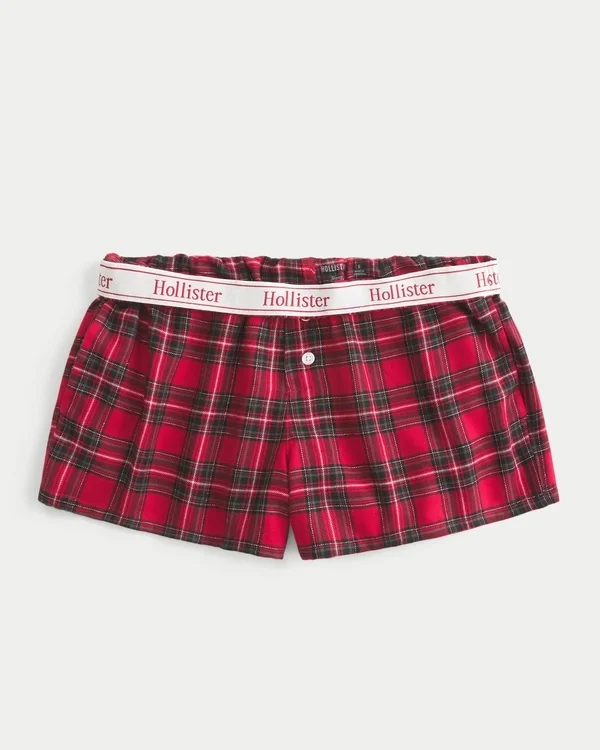 Cuecas boxer de flanela Cuecas boxer de flanela