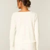 Gilly Hicks Always Cozy Waffle Long-Sleeve Scoop Top
