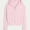 Gilly Hicks Casaco com capuz e fecho Always Cozy Waffle