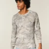 Henley térmico descontraído