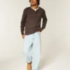 Henley térmico descontraído