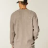 Henley térmico descontraído