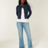 Hollister Casaco com bolsos e laço Hollister Casaco com bolsos e laço