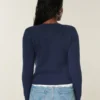 Hollister Casaco com bolsos e laço Hollister Casaco com bolsos e laço