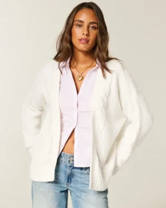 Hollister Casaco confortável sem fecho