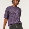 Hollister x Taco Bell Camiseta Boxy Heavyweight Shine Graphic