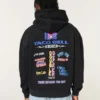 Hollister x Taco Bell Casaco com capuz e estampado largo