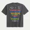 Hollister x Taco Bell T-shirt gráfica larga e pesada