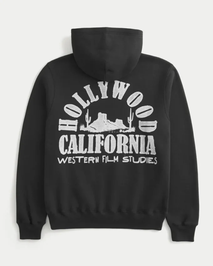 Hoodie com estampa Boxy Hollywood