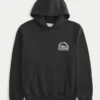 Hoodie com estampa Boxy Hollywood