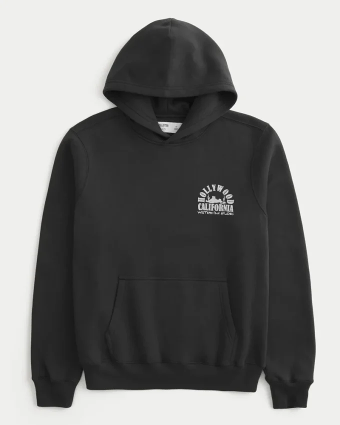 Hoodie com estampa Boxy Hollywood