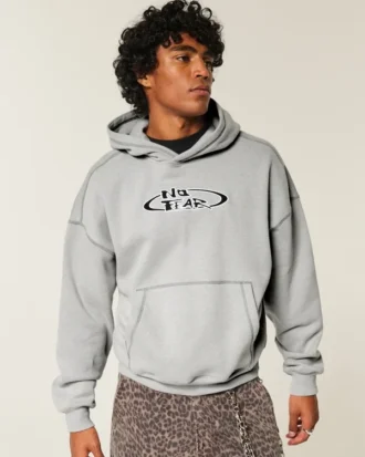 Hoodie com estampa Boxy No Fear