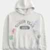 Hoodie com estampa Boxy Senior Year 2026