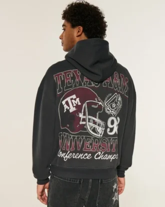 Hoodie com estampa da Universidade do Texas A&M Aggies