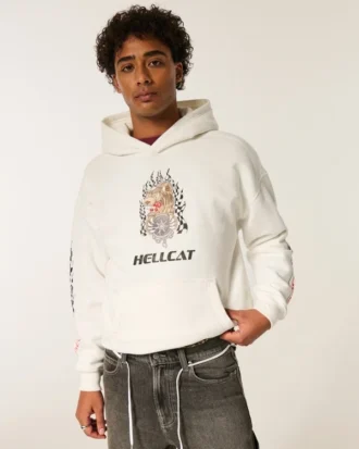 Hoodie com estampa Dodge Hellcat
