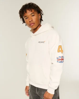 Hoodie com estampa McLaren