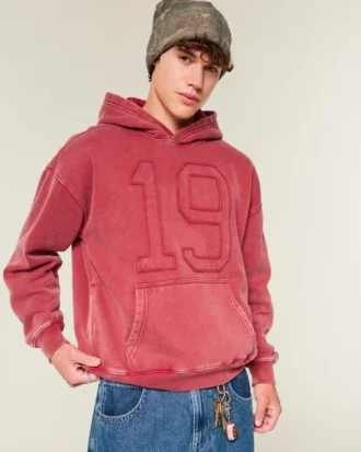 Hoodie com estampa numérica