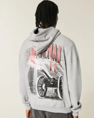 Hoodie com estampa quadrada do Arsenal FC