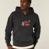 Hoodie com estampa quadrada do Tom e Jerry