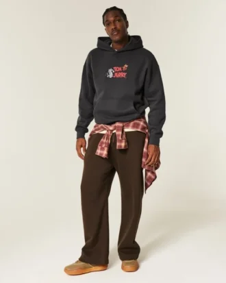 Hoodie com estampa quadrada do Tom e Jerry