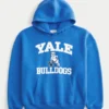 Hoodie com estampa quadrada dos Yale Bulldogs