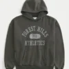Hoodie com estampado Boxy Forest Hills Athletics