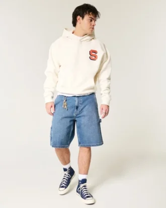 Hoodie com gráfico de basquetebol Syracuse