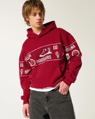 Hoodie com gráfico Indiana University Hoosiers