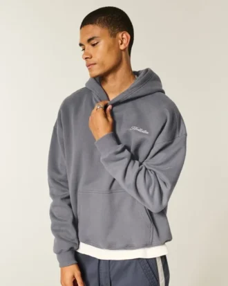 Hoodie com logótipo quadrado