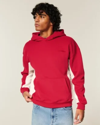 Hoodie com logótipo quadrado