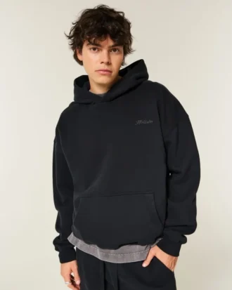 Hoodie com logótipo quadrado