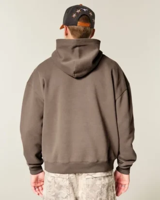 Hoodie com logótipo quadrado