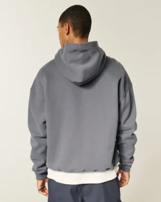 Hoodie com logótipo quadrado