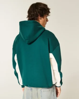 Hoodie com logótipo quadrado
