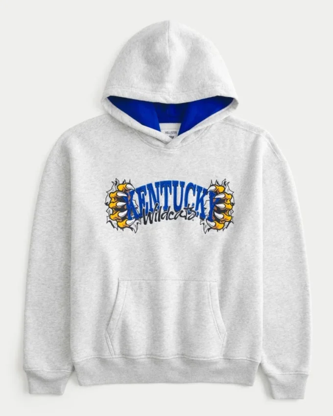 Hoodie com padrão gráfico da Universidade de Kentucky Wildcats