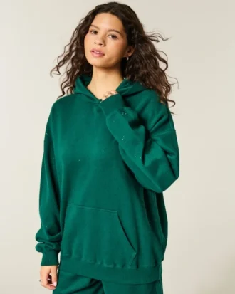 Hoodie oversized brilhante