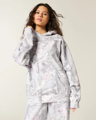 Hoodie Oversized Camo