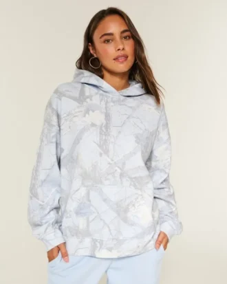Hoodie Oversized Camo